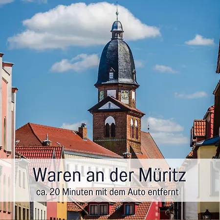 Strandhaus Mathea - Ruhige Lage Direkt Am Fleesensee - Parkplatz, Kamin, Sauna - Familienfreundlich Дом отдыха *