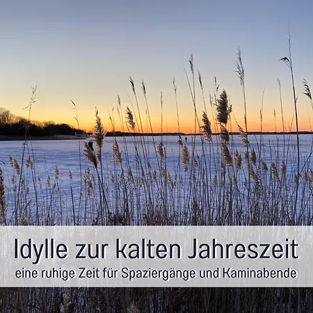 Strandhaus Mathea - Ruhige Lage Direkt Am Fleesensee - Parkplatz, Kamin, Sauna - Familienfreundlich بيت للعطل Unter Göhren