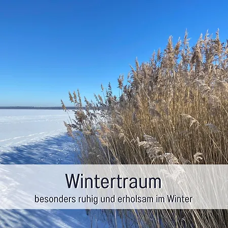 Strandhaus Mathea - Ruhige Lage Direkt Am Fleesensee - Parkplatz, Kamin, Sauna - Familienfreundlich * Unter Gohren