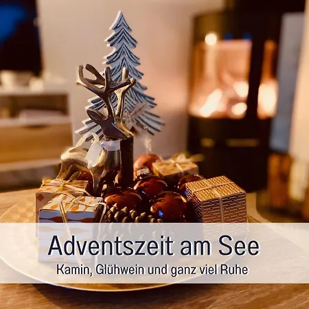 Strandhaus Mathea - Ruhige Lage Direkt Am Fleesensee - Parkplatz, Kamin, Sauna - Familienfreundlich Унтер-Гохрен