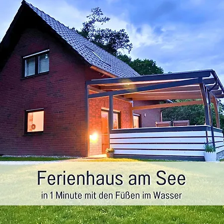 Strandhaus Mathea - Ruhige Lage Direkt Am Fleesensee - Parkplatz, Kamin, Sauna - Familienfreundlich Дом отдыха