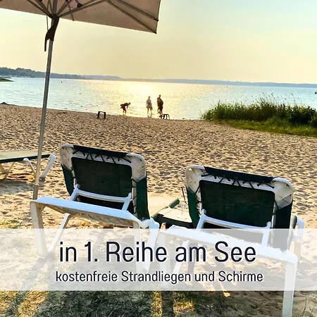 بيت للعطل Strandhaus Mathea - Ruhige Lage Direkt Am Fleesensee - Parkplatz, Kamin, Sauna - Familienfreundlich